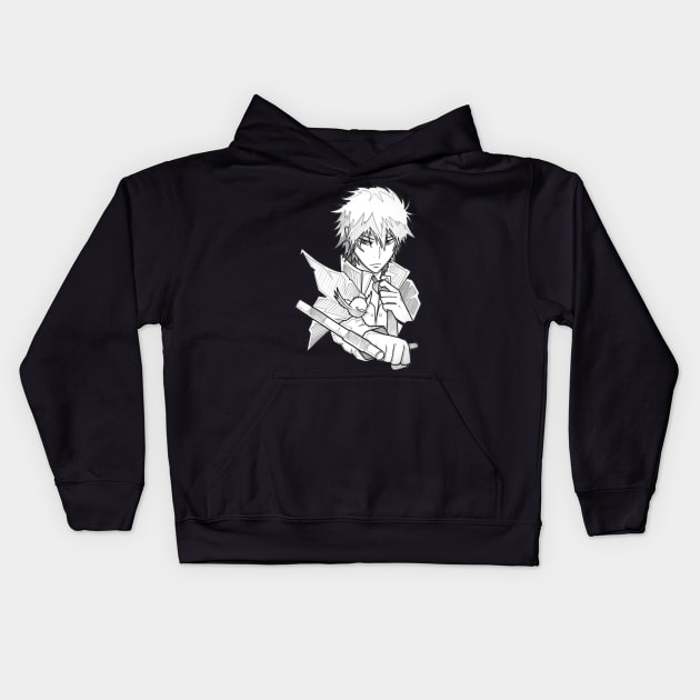 Hibari Kyoya Kids Hoodie by weirdesigns